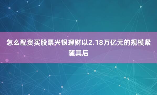 怎么配资买股票兴银理财以2.18万亿元的规模紧随其后