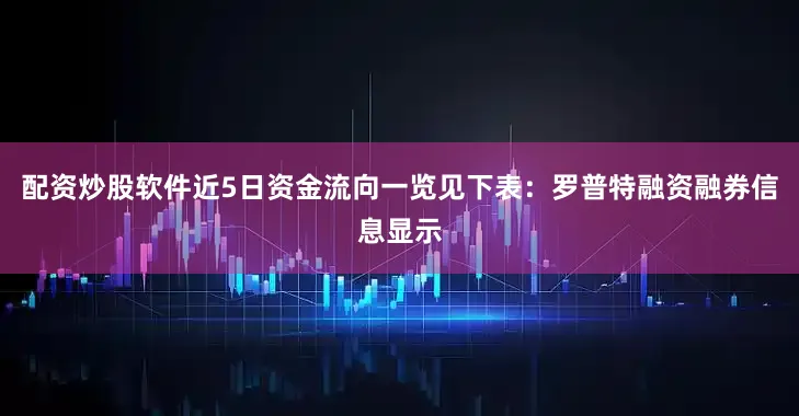 配资炒股软件近5日资金流向一览见下表：罗普特融资融券信息显示