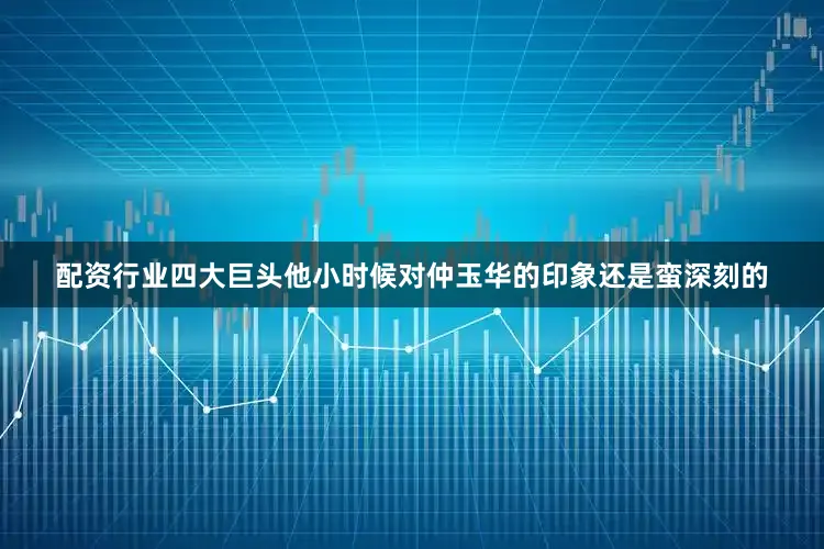 配资行业四大巨头他小时候对仲玉华的印象还是蛮深刻的